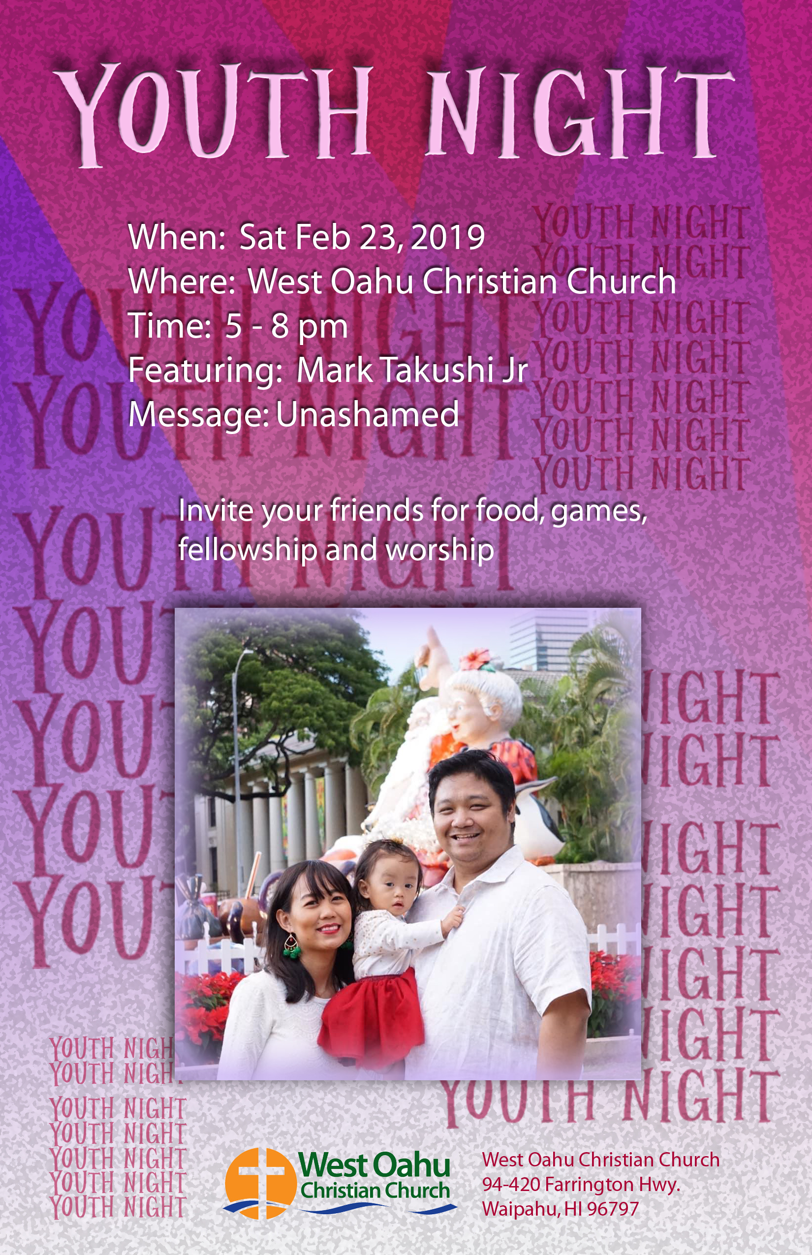 2019 Youth Night Flyer 2019 Youth Night Flyer