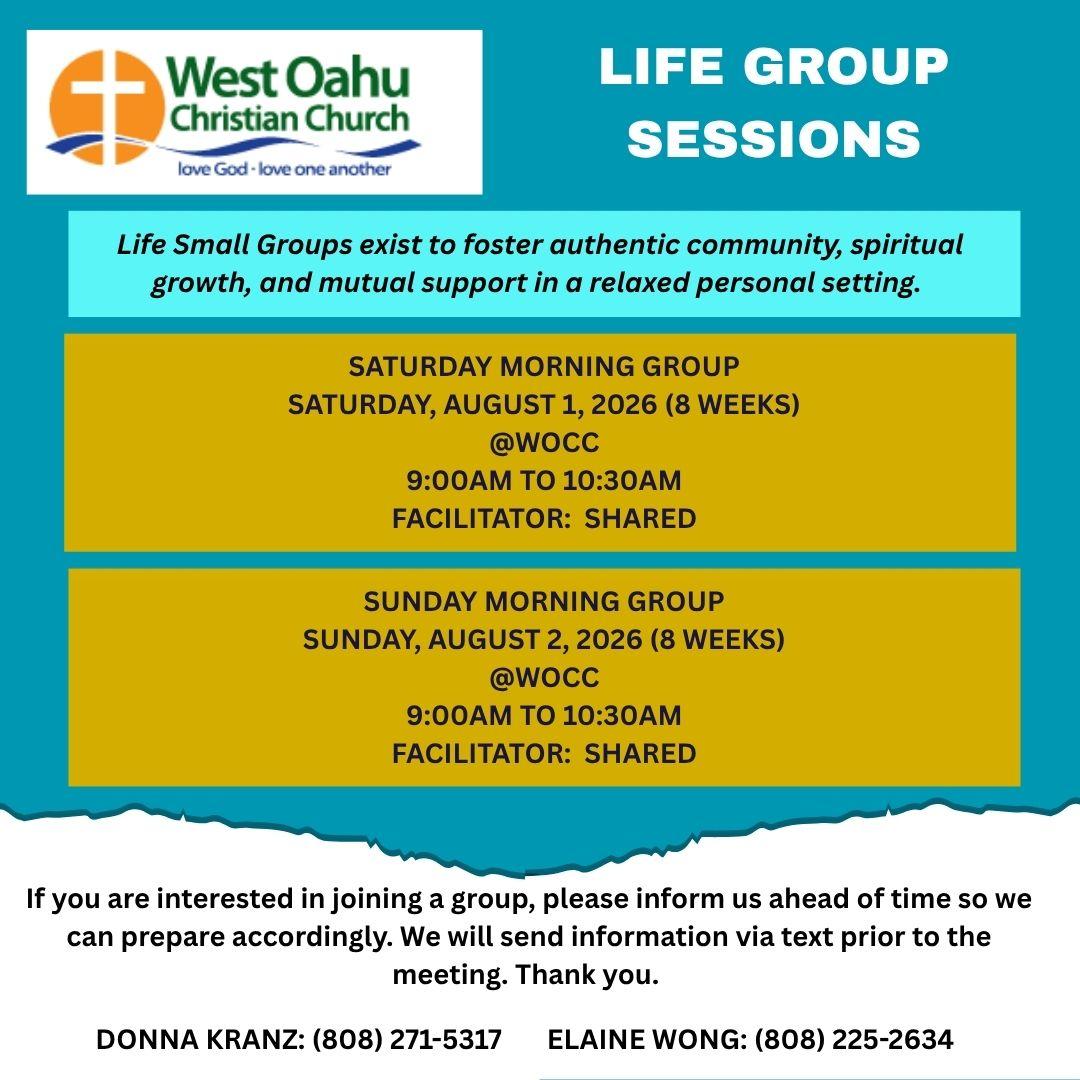 2026 life group flyer